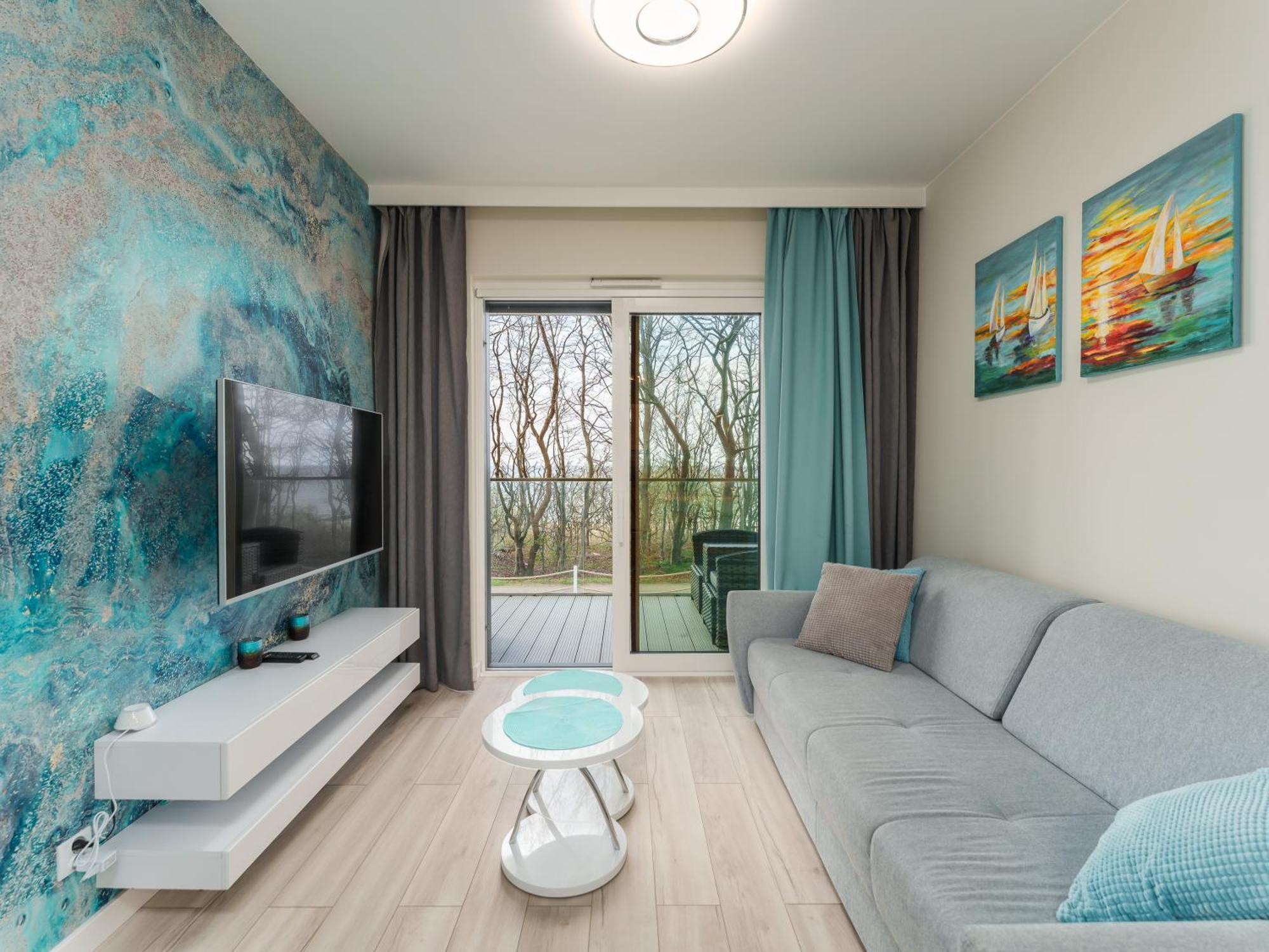 Apartament Z Widokiem Na Morze - Blekitna Perla By Perlowa Przystan Rent Sianozety Dış mekan fotoğraf