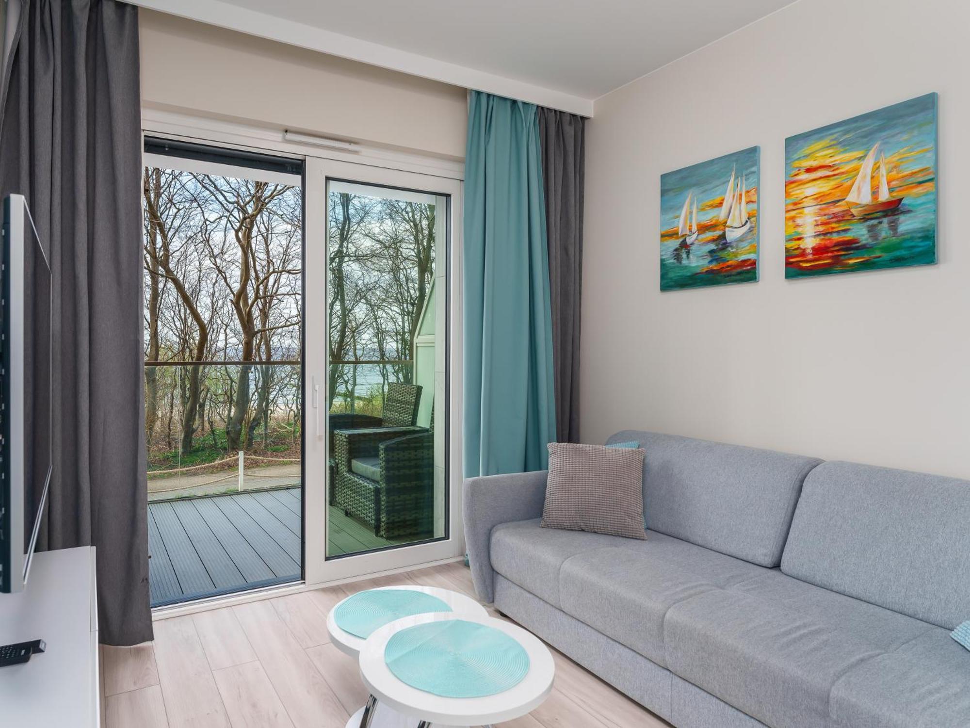 Apartament Z Widokiem Na Morze - Blekitna Perla By Perlowa Przystan Rent Sianozety Dış mekan fotoğraf